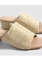 Sandalias Tejidas Altas  Para Mujer Crudo Patprimo de Patprimo