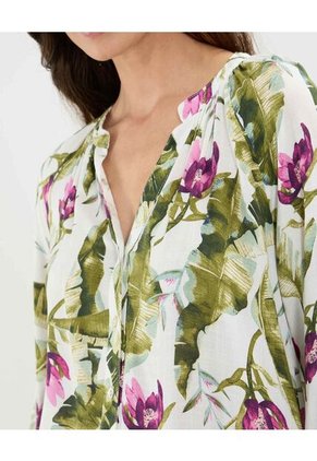 Blusa Para Mujer Manga 3/4 Color Verde Marca Patprimo #30123467