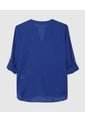Blusa Para Mujer Manga Larga Color Azul  Marca Patprimo #30123160 de Patprimo