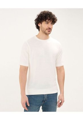 Camiseta Para Hombre Manga Corta Color Blanco Marca Patprimo #44090905