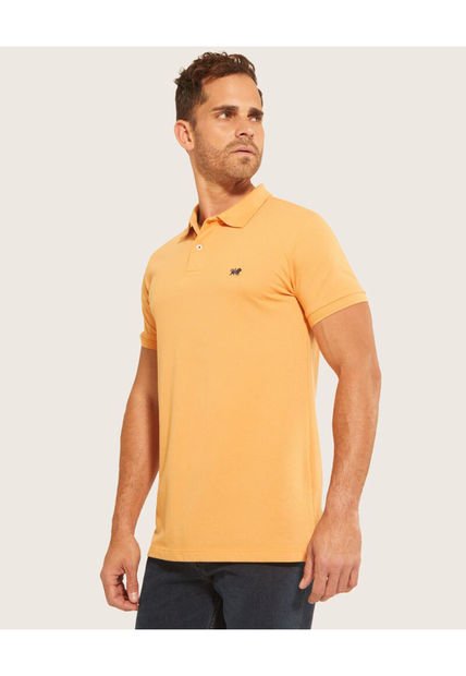 Polo Para Hombre Cuello Tejido Sin Bolsillo Color Mostaza Marca Patprimo #44112316