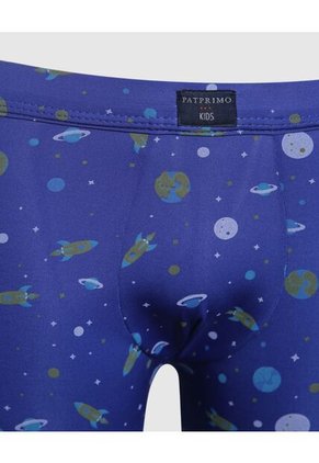 Pantaloncillo Infantil Niño Boxer Filete Medio Color Azul Marca Patprimo #66000111