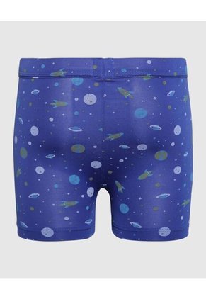 Pantaloncillo Infantil Niño Boxer Filete Medio Color Azul Marca Patprimo #66000111