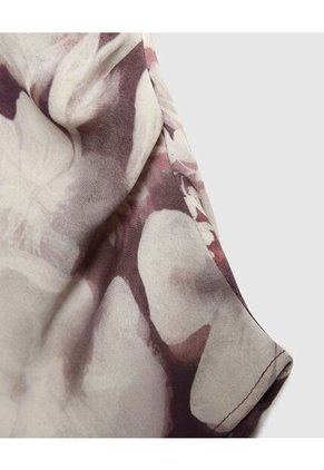 Blusa Para Mujer Manga Corta Color Vino Marca Patprimo #30123555