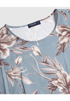 Blusa Para Mujer Manga Corta Color Azul Marca Patprimo #30123575