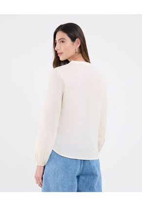 Blusa Para Mujer Manga Larga Color Beige Marca Patprimo #30123589