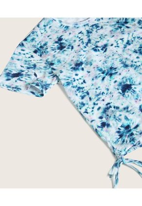 Camiseta Para Niña Manga Corta Color Azul Claro Marca Patprimo #86090336