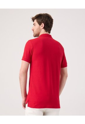 Polo Con Diseño Clasico   Para Hombre Rojo Patprimo