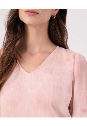 Blusa Para Mujer Manga Corta Color Rosa Marca Patprimo #30123620