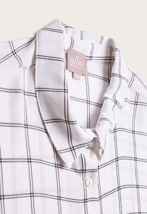 Camisa Blanco-Negro Patprimo