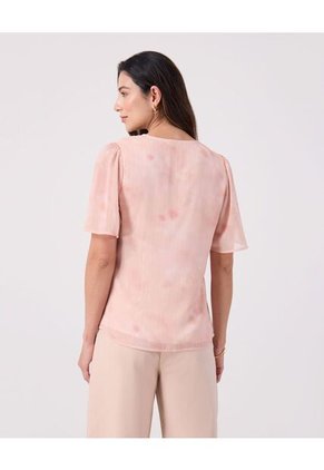 Blusa Para Mujer Manga Corta Color Rosa Marca Patprimo #30123620