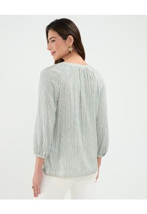 Blusa Para Mujer Manga 3/4 Color Verde Marca Patprimo #30123467