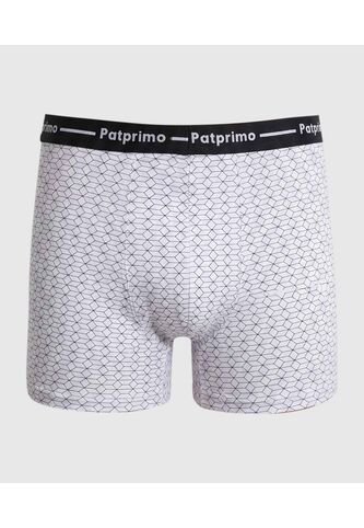 Boxer X1 Para Hombre Filete Medio Color Blanco Marca Patprimo #44000554 Patprimo