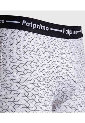 Boxer X1 Para Hombre Filete Medio Color Blanco Marca Patprimo #44000554