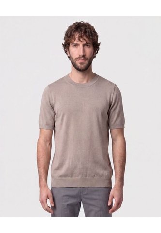 Camiseta Tejida Unicolor  Para Hombre Verde Patprimo Patprimo