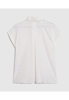 Camisa  Para Mujer Manga Corta Color Blanco Marca Patprimo #30010775