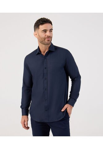 Camisa  Para Hombre Manga Larga Con Bolsillo Cuello I Color Azul Marca Patprimo #44017339 Patprimo