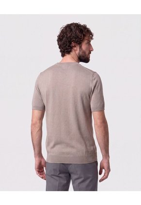 Camiseta Tejida Unicolor Para Hombre Verde Patprimo