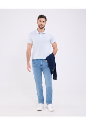 Polo Para Hombre Cuello Tejido Sin Bolsillo Color Azul Marca Patprimo #44112757