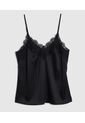 Top  Para Mujer Cuello V Color Negro Marca Patprimo #30220111 de Patprimo