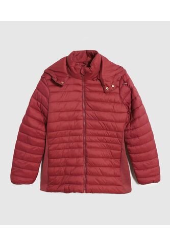 Chaqueta  Para Mujer Acolchada Color Vino Marca Patprimo #30080480 Patprimo