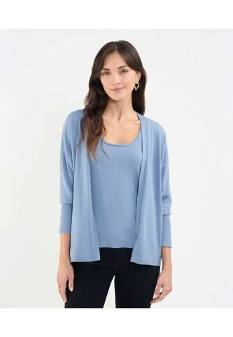 Saco  Para Mujer Abierto Color Azul Marca Patprimo #30330611 Patprimo