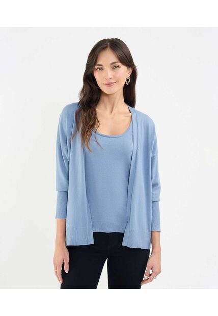 Saco  Para Mujer Abierto Color Azul Marca Patprimo #30330611