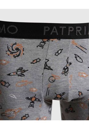 Boxer Para Niño Filete Medio Color Gris  Marca Patprimo #63000061