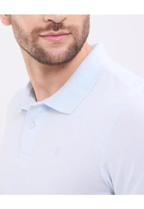 Polo Para Hombre Cuello Tejido Sin Bolsillo Color Azul Marca Patprimo #44112757