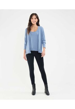 Saco  Para Mujer Abierto Color Azul Marca Patprimo #30330611