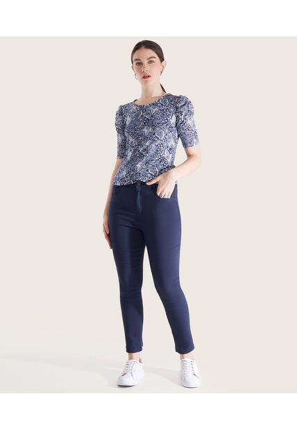 Pantalón  Para Mujer 5 Bolsillos Color Azul Marca Patprimo #30071420