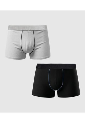Boxer X2 Para Hombre Filete Medio Color Negro Marca Patprimo #44000527 Patprimo