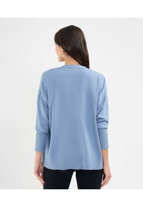 Saco  Para Mujer Abierto Color Azul Marca Patprimo #30330611