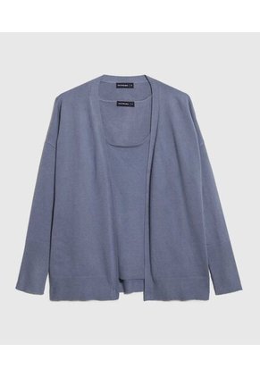 Saco  Para Mujer Abierto Color Azul Marca Patprimo #30330611