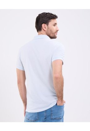 Polo Para Hombre Cuello Tejido Sin Bolsillo Color Azul Marca Patprimo #44112757