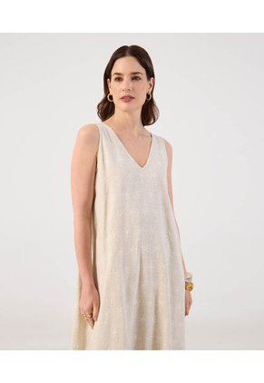 Vestido Para Mujer M/Sisa Corto Color Beige Marca Patprimo #30171075