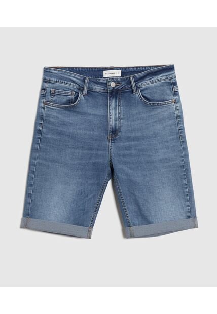 Bermuda  Para Mujer Regular Largo Color Azul Marca Patprimo #30100395