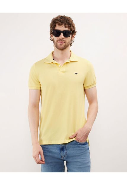 Polo Para Hombre Cuello Tejido Sin Bolsillo Color Amarillo  Marca Patprimo #44112316