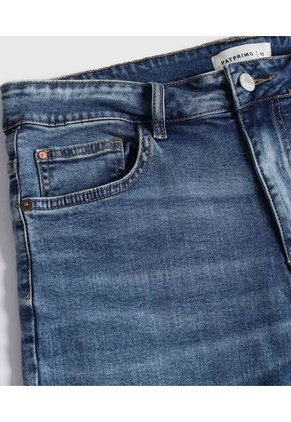 Bermuda Para Mujer Regular Largo Color Azul Marca Patprimo #30100395