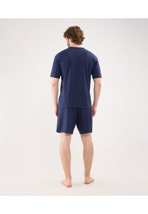 Pijama  Para Hombre M/C P/C Color Azul Marca Patprimo #44040202