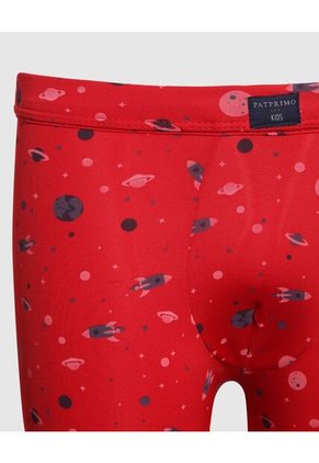 Pantaloncillo Infantil Niño Boxer Filete Medio Color Rojo Marca Patprimo #66000111