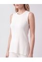 Camiseta En Tejido De Rib Para Mujer  Para Mujer Blanco Patprimo de Patprimo
