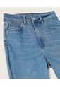 Jean Skinny Tiro Alto Tono Medio Claro  Para Mujer Azul Patprimo de Patprimo
