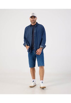 Camiseta  Para Hombre Manga Corta Cuello Redondo Color Azul Marca Patprimo #44090961