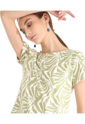 Camiseta Manga Corta Mujer Patprimo Verde 30093217-6310