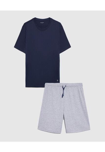 Pijama  Para Hombre M/C P/C Color Azul Marca Patprimo #44040254