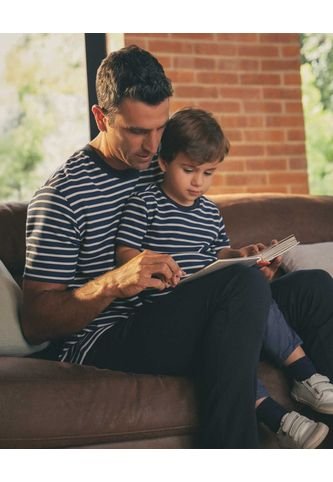 Camiseta Para Hombre Manga Corta Cuello Redondo Color Azul Marca Patprimo #44090945 Patprimo