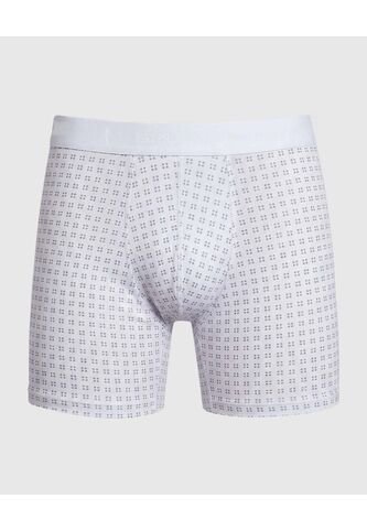 Bóxer Medio Con Estampado  X1 Para Hombre Blanco Patprimo Patprimo