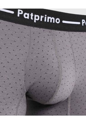 Boxer X1 Para Hombre Fleat Seamer Color Gris Marca Patprimo #44000474