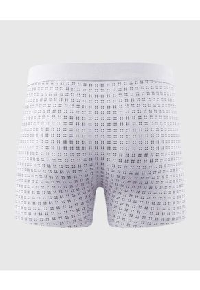 Bóxer Medio Con Estampado  X1 Para Hombre Blanco Patprimo